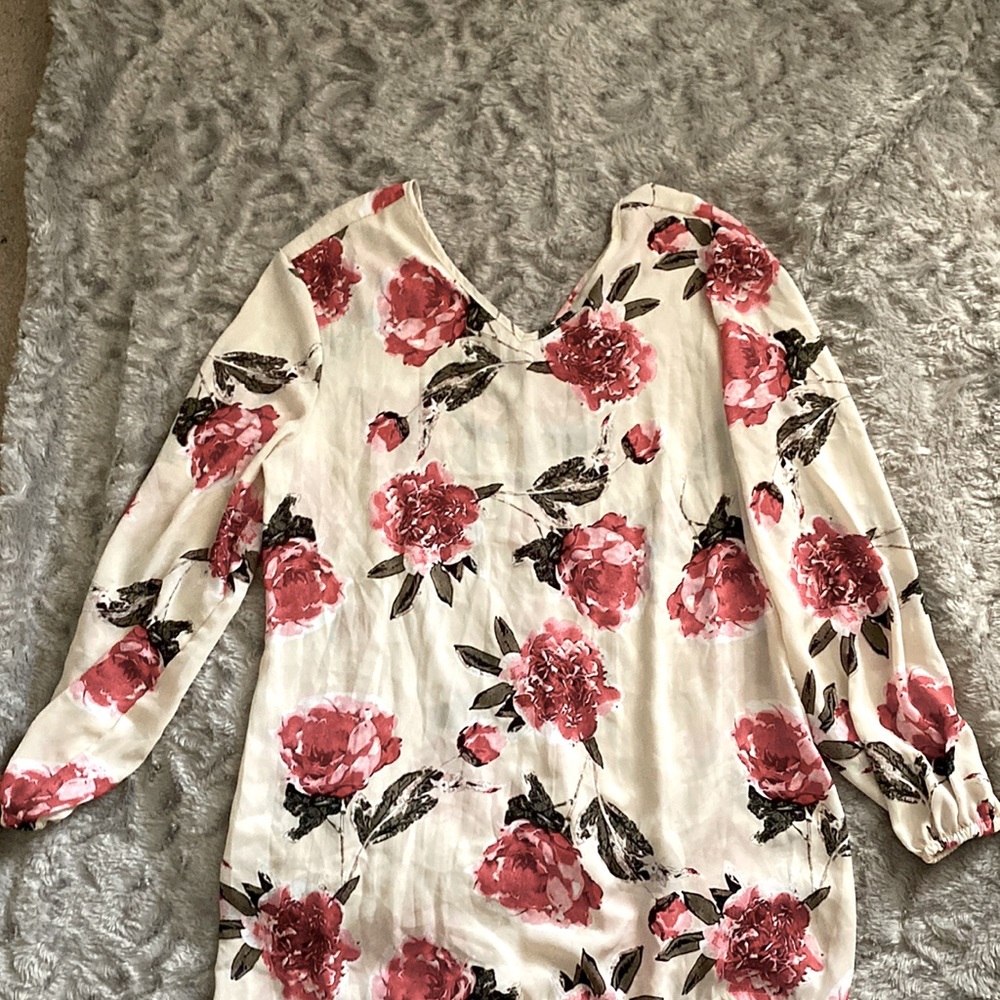 Sheer long sleeve